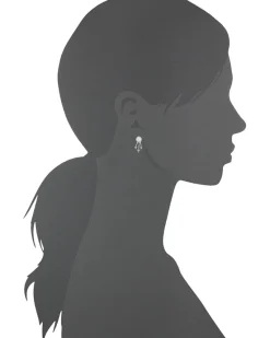 Spiked Fan Stud Earrings