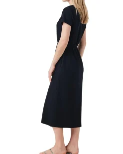 SS Side Slit Midi Dress