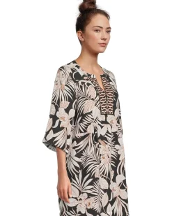 Stamped Lucia Blooms Tunic Dress