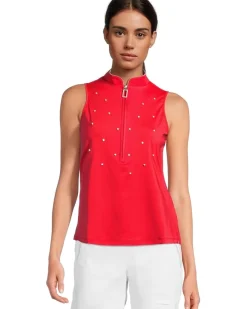 Star Embellished Sleeveless Top