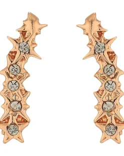 Stargazing Ear Crawler Stud Earrings