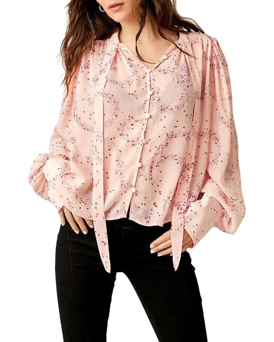 Stars Align Printed Top