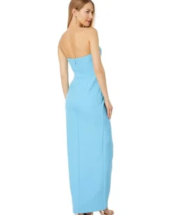 Strapless Notched Gown
