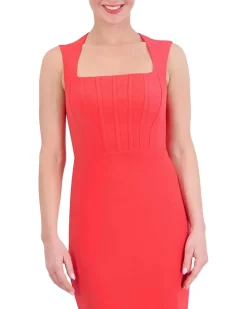 Stretch Crepe Bodycon With Open Back