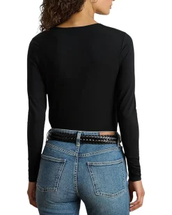 Stretch Jersey Asymmetrical Top