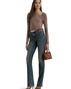 Stretch Jersey Asymmetrical Top