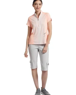 Stripe Hype Short Sleeve Top