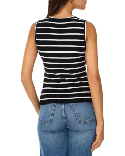 Stripe Tank With Tipping