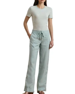 Striped Stretch Cotton Crewneck Tee