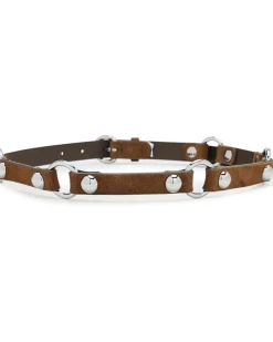 Suede Large Stud Belt