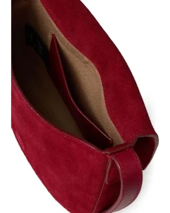 Suede Sm Dakota Saddle Crossbody