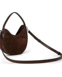 Suede Small Tasha Crossbody Bag