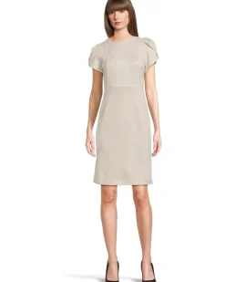 Suede Tulip Sleeve Sheeth