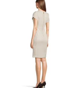 Suede Tulip Sleeve Sheeth