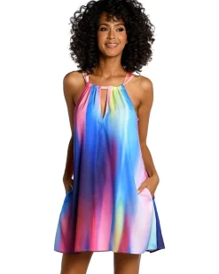 Sunset Shores High Neck Dress