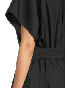 Super Oversized Sleeveless Boyfriend Neck Shirt Flared Mini Dress