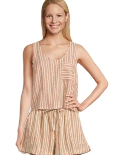 Taj Hemp Button Back Tank