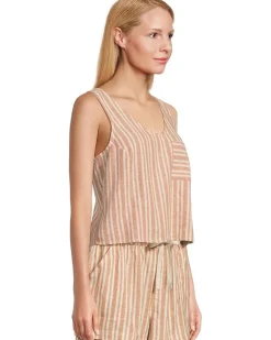 Taj Hemp Button Back Tank