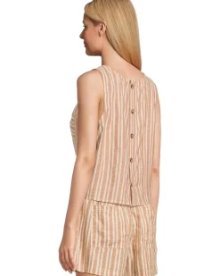 Taj Hemp Button Back Tank