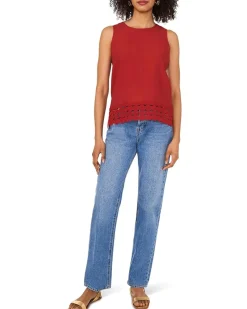 Tanks Blouse with Lace Hem