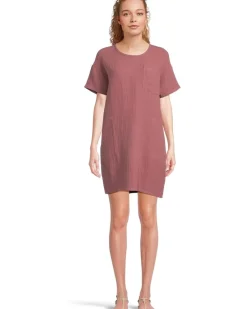 Tate Double Weave Short Sleeve Dress