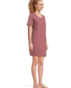 Tate Double Weave Short Sleeve Dress
