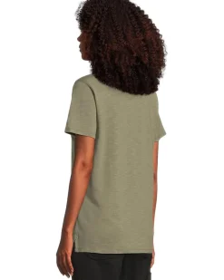 TENCEL ™ Fiber Series Relaxed Fit Short-Sleeve Vneck T-Shirt