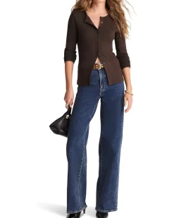 Texture Mock Neck Cardigan