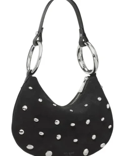 The Bangle Studded Suede Bag