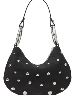 The Bangle Studded Suede Bag