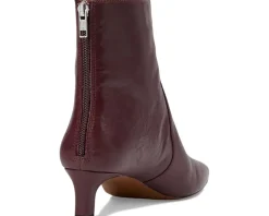 The Dimes Kitten-Heel Boot In Crinkle Leather