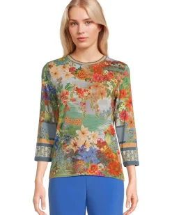 The Janie Favorite 3/4 Sleeve Crew Neck Tee