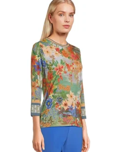 The Janie Favorite 3/4 Sleeve Crew Neck Tee