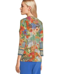 The Janie Favorite 3/4 Sleeve Crew Neck Tee