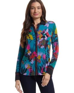 The Janie Favorite Button Front Shirt- House Of Fl