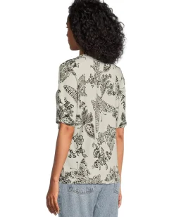 The Janie Favorite Fitted Elbow Sleeve Tee- Sydnee