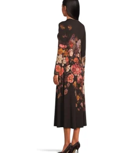 The Janie Favorite Long Sleeve Midi Dress- Beckett