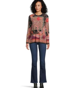 The Janie Favorite Long Sleeve Crew Neck Tee- Depo