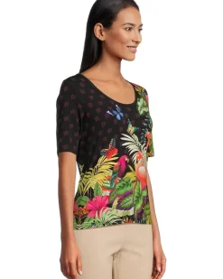 The Janie Favorite Scoop Neck Fitted Tee