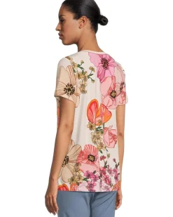 The Janie Favorite Short Sleeve Henley Tee