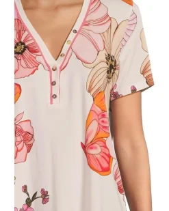 The Janie Favorite Short Sleeve Henley Tee