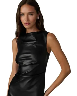 The Meg Vegan Leather Dress