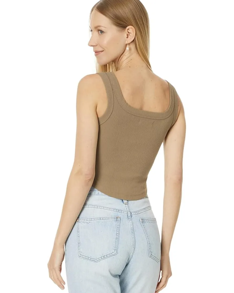 The Tailored Crop Tank in Sleekhold