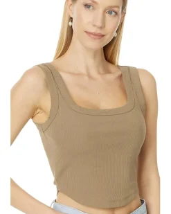 The Tailored Crop Tank in Sleekhold