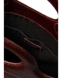 The Toggle Crossbody Bag in Lizard-Stamped Leather