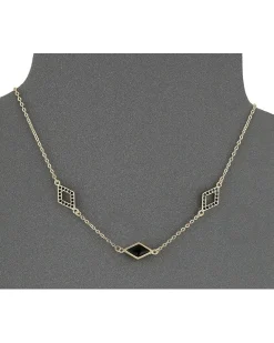 Three Diamond Necklace