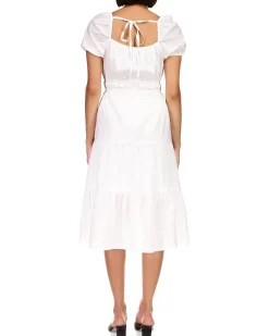 Tie Detail Midi Dress