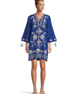 Tie Front Kimono Sleeve Dress (slip)
