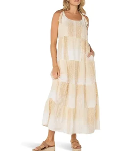Tie Strap Easy Fit Woven Maxi Dress