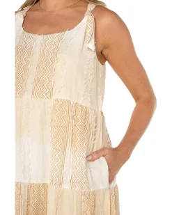 Tie Strap Easy Fit Woven Maxi Dress